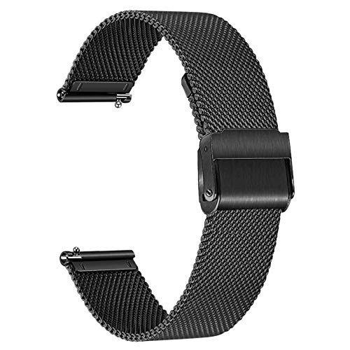 TRUMiRR Armband Metall Kompatibel mit Amazfit Balance/Bip 5/Xiaomi Watch S3/2 Pro/S2/S1 Pro/S1 Active, 22mm Mesh Gewebte Edelstahl Metall Uhrenarmband für Amazfit Balance/Bip 5/Pop 3/Cheetah von TRUMiRR