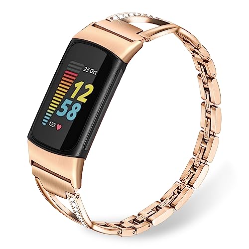 TRUMiRR Leder Armband Ersatz für Fitbit Charge 6/Fitbit Charge 5 Armband, Mesh Gewebte Edelstahl Armband Metall Uhrenarmband Ersatzband für Fitbit Charge 5/Fitbit Charge 6 TRUMiRR Leder Armband Ersatz für Fitbit Charge 6/Fitbit Charge 5 Armband, Mesh Gewebte Edelstahl Armband Metall Uhrenarmband Ersatzband für Fitbit Charge 5/Fitbit Charge 6 von TRUMiRR