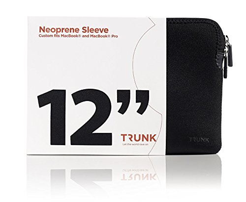 TRUNK TR-ALS12-BLK Hülle für MacBook 12 Zoll schwarz von TRUNK