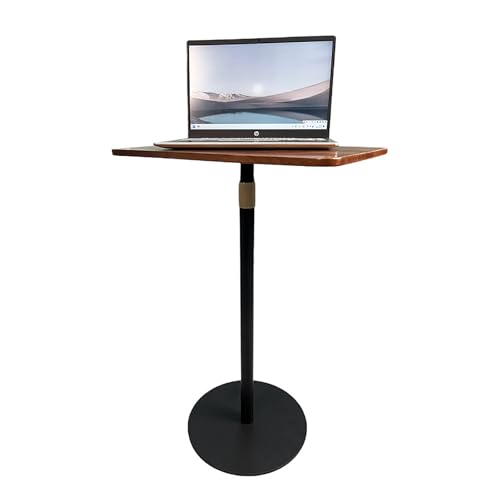TRUNXUCL Projektor/Laptop/Tablet Bodenständer, Tablet Ständer mit Robustem Standfuß, Höhenverstellbar Von 67 bis 120 cm(Black) von TRUNXUCL