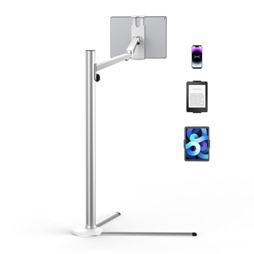 TRUNXUCL Tablet Bodenständer, Freisprecheinrichtung Tablet Ständer Höhenverstellbar, Ebook Halterung, Handy Stand, 360° Winkelverstellung TRUNXUCL Tablet Bodenständer, Freisprecheinrichtung Tablet Ständer Höhenverstellbar, Ebook Halterung, Handy Stand, 360° Winkelverstellung von TRUNXUCL
