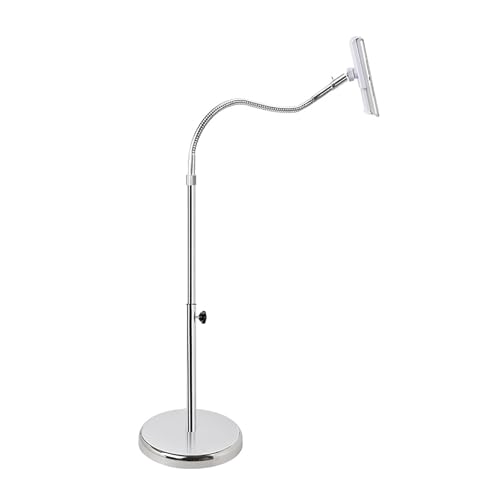 TRUNXUCL Tablet Bodenständer, Handy Ständer Höhenverstellbar, Ebook Halterung mit Robustem Standfuß, Tablethalter für 4–13 Zoll Große Elektronische Geräte(150cm/59in) von TRUNXUCL