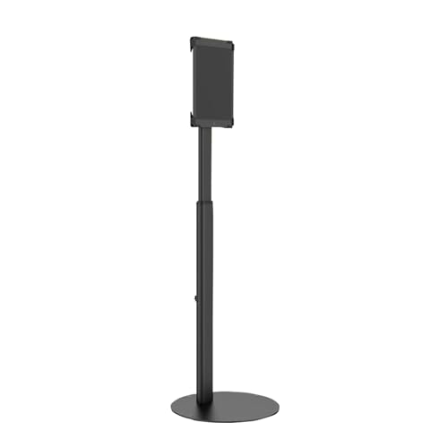 TRUNXUCL Tablet Ständer Höhenverstellbar, Tabletthalter Diebstahlschutz, Passend für Tablets mit 10 bis 13 Zoll(Black) von TRUNXUCL