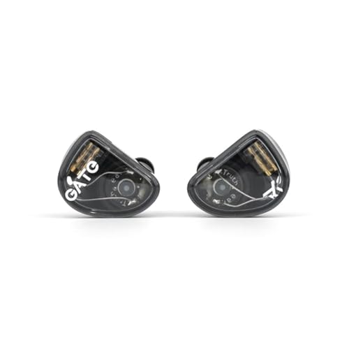 Truthear Gate In-Ear-Kopfhörer, dynamischer Treiber, 3,5 mm, austauschbares Kopfhörerkabel, ohne Mikrofon, Schwarz von TRUTHEAR
