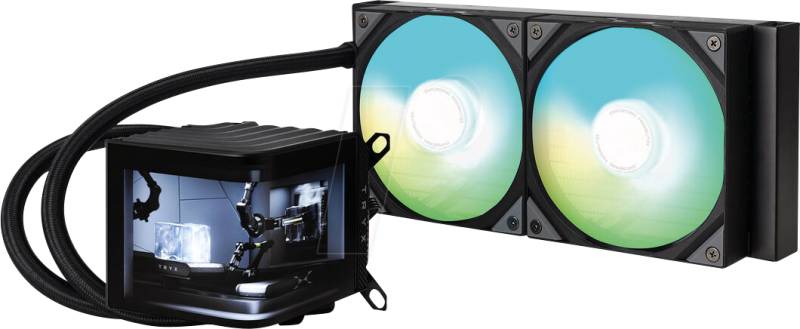 TRYX 650049 - TRYX PANORAMA AiO, ARGB, 240 mm, schwarz von TRYX
