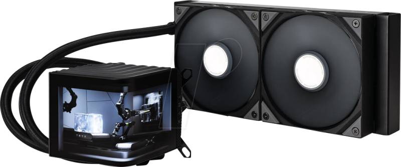 TRYX 650100 - TRYX PANORAMA AiO, 240 mm, schwarz von TRYX