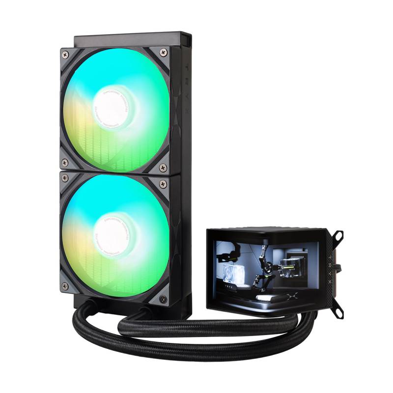 TRYX PANORAMA ARGB 240 schwarz | AiO-Wasserkühlung von TRYX