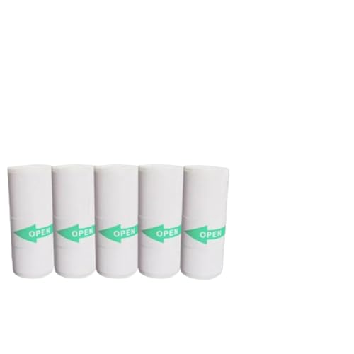 10 Jahre verwenden kompatible Peripage Wärmekleberfotopapier Kompatibel mit Paperang Memobird Pooli Drucker 5 Rollen(5Rolls Mini Sticker) von TRyYCB