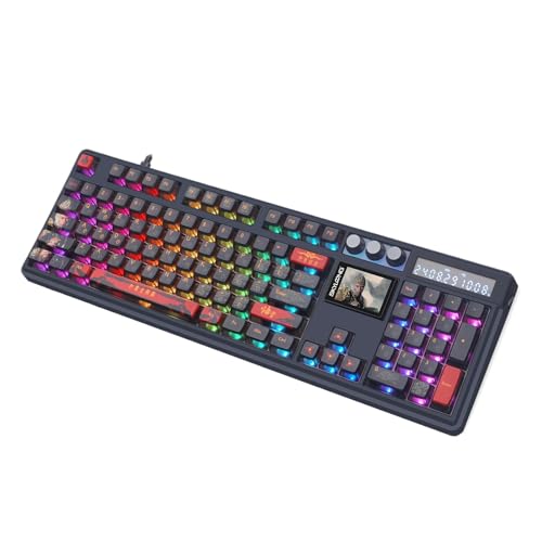 117-teiliges PBT-Tastenkappen-Set Cherry ASA Profile Pudding Wukong kompatible Tastenkappen für Hot-Swap-fähige mechanische Tastaturen mit MX-Schaltern(Wukong-ASA Pudding) von TRyYCB
