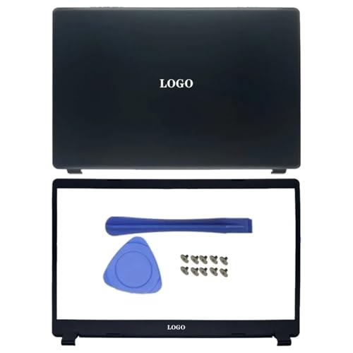 Ersatz-LCD-Rückabdeckung, Frontblende und Scharniere, 15,6-Zoll-Laptops, kompatibel mit Aspire 3 A315-42 A315-42G A315-54 A315-54K A315-56 N19C1(AB Cover) von TRyYCB