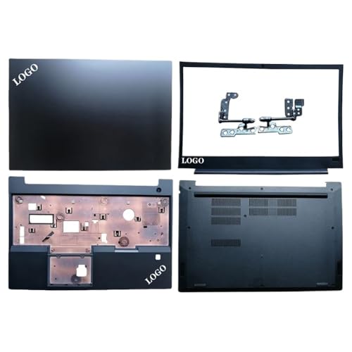 Ersatzteile E580 E585 Laptop inklusive LCD-Rückabdeckung, vordere Lünettenscharniere, Handballenauflage, unteres Gehäuse, kompatibel mit 01LW413, 01LW421, 01LW410(ABCD Cover) von TRyYCB