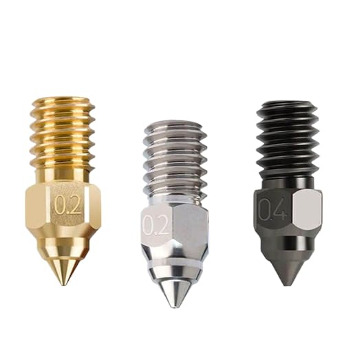 TRyYCB 3D -Druckerdüsen kompatibel mit Ender 7 Ender 3 V3 SE Ender 5 S1 0,2 0,3 0,4 0,5 0,6 0,8 1,0 mm Geschwindigkeitsdüse 3pcs 5pcs 10pcs Ersatzteile TRyYCB 3D -Druckerdüsen kompatibel mit Ender 7 Ender 3 V3 SE Ender 5 S1 0,2 0,3 0,4 0,5 0,6 0,8 1,0 mm Geschwindigkeitsdüse 3pcs 5pcs 10pcs Ersatzteile von TRyYCB