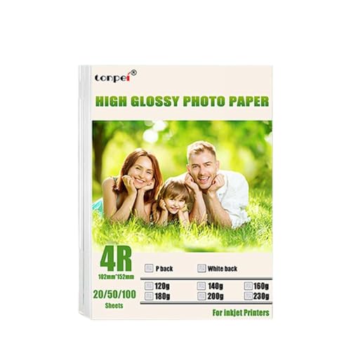 TRyYCB 4R 200G Glossy Photo Paper 4x6 Zoll EIN beschichtetes Tintenstrahldruckpapier 100 500 1000 Blumenmassenverkauf Kompatibel mit den Klardruck(4R 1000sheet Glossy) von TRyYCB