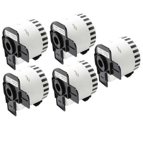 TRyYCB 5 Rollen von DK-11234 DK-11247 DK-22211 DK-22212 DK-11209 Thermo-Etikettpapier mit QL-1100 1050n 720NW 810W 820NW 1115NWB-(5 Rolls DK-11247) von TRyYCB