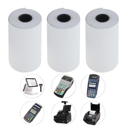 TRyYCB 80 mm Thermalquittungspapier Kompatibel mit Mobile POS -Drucker 3 Rollen/Pack 80x40mm TRyYCB 80 mm Thermalquittungspapier Kompatibel mit Mobile POS -Drucker 3 Rollen/Pack 80x40mm von TRyYCB