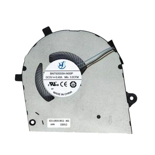 TRyYCB Cooling-Lüfter Kompatibel mit Laptop-CPU-integrierte Grafiken kompatibel mit 7400 Serie 0NV6M2 0RDX8W EG50040S1-CK70-S9A BN7505S5H-N00P DC5 von TRyYCB