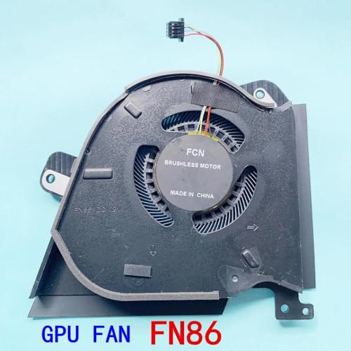 TRyYCB Cooling -Lüfter Kompatibel mit Laptop -Notizbuch kompatibel mit 5 Zephyrus Duo 15 GX551 GX551SE GX551QS DC12V 1A 4PIN(GPU Fan) von TRyYCB