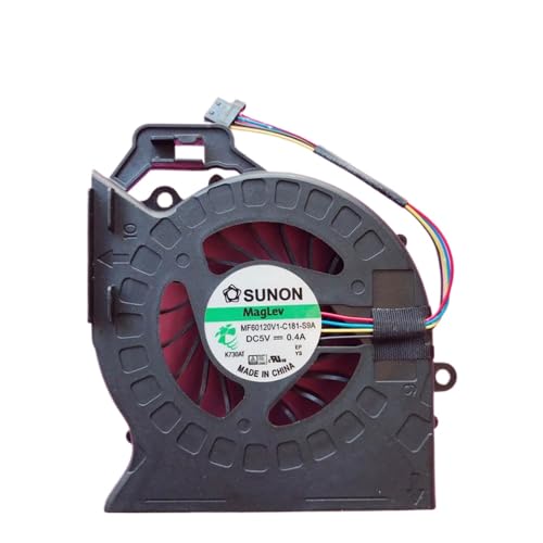 TRyYCB Cooling-Lüfter Kompatibel mit die DV6-Serie kompatibel mit DV6-6000 DV6-6050 DV6-6090 DV6-6100 DV7-6000 MF60120V1-C181-S9A von TRyYCB