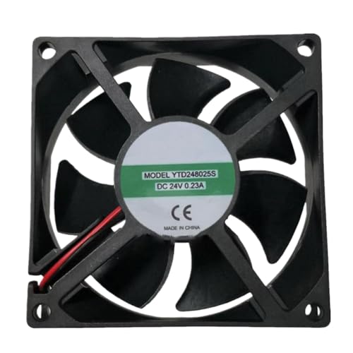 TRyYCB DC24V 0,23A 8025 8 cm 2 Drahtkühlventilator Kompatibel mit Schweißmaschinen YTD248025s TRyYCB DC24V 0,23A 8025 8 cm 2 Drahtkühlventilator Kompatibel mit Schweißmaschinen YTD248025s von TRyYCB