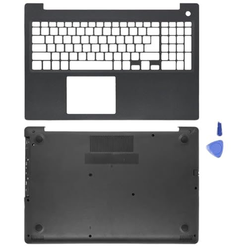 TRyYCB Ersatz-LCD-Rückabdeckung Kompatibel mit 15 Series 3580 3581 3582 3583, kompatibler Bildschirm, Frontblende, Scharniere, Handballenauflage, unteres Gehäuse(CD Cover) von TRyYCB