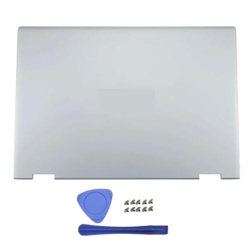 TRyYCB Ersatz-LCD-Rückabdeckung Kompatibel mit Touchscreen-Laptop, kompatibel mit X360 14-CD 14-cd005ns, Silber, Modell TNP-W131 L22239-001 von TRyYCB