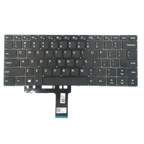 TRyYCB Kompatible Handballenauflage-Tastatur-Unterseite Kompatibel mit Xiaoxin 310-14ISK 310-14IKB 510-14ISK Laptop-Zubehör in Schwarz, Silber, Weiß(Keyboard) von TRyYCB