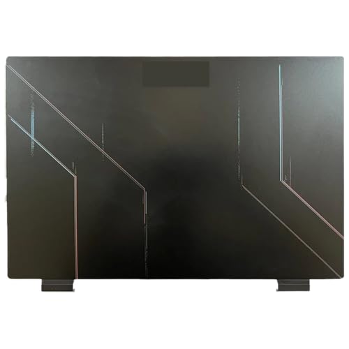 TRyYCB Kompatibles Zubehör Kompatibel mit 15,6-Zoll-Laptop-LCD-Rückabdeckung, vordere Lünette, Handballenauflage, untere Scharniere Kompatibel mit NITRO5 AN515-58G AN515-58(Black A1 Cover) von TRyYCB