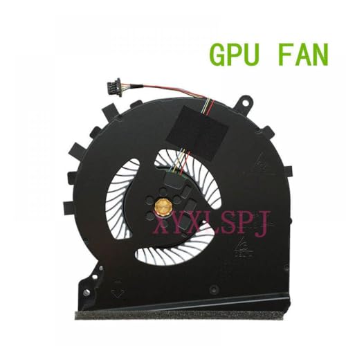 TRyYCB Kühllüfter Kompatibel mit Gaming-Laptops kompatibel mit 15-DK TPN-C141 L57170 L56900 001 ND85C16 CPU GPU Kühler(GPU Fan) von TRyYCB