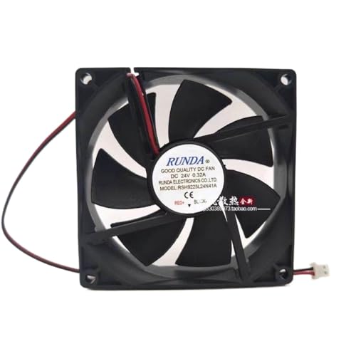 TRyYCB Kühlventilator Kompatibel mit 24 -V -Schweißmaschine kompatibel mit Runda RSH9225L24N41A 9,2 cm 9225 92x92x25mm TRyYCB Kühlventilator Kompatibel mit 24 -V -Schweißmaschine kompatibel mit Runda RSH9225L24N41A 9,2 cm 9225 92x92x25mm von TRyYCB