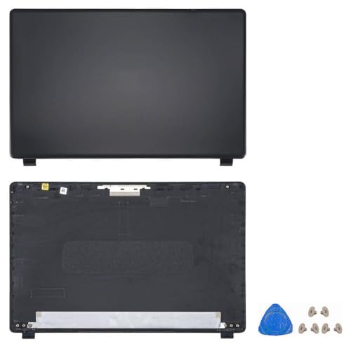 TRyYCB LCD-Rückzugsabdeckung und Frontblendeersatz Kompatibel mit kompatible Aspire 3-Modelle A315-42 A315-42G A315-54 A315-54K A315-56-594W 15,6-Zoll-Laptop-Scharniere(Black A Cover) von TRyYCB