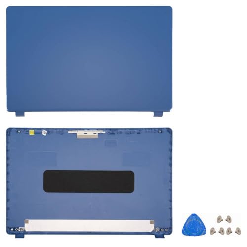 TRyYCB LCD-Rückzugsabdeckung und Frontblendeersatz Kompatibel mit kompatible Aspire 3-Modelle A315-42 A315-42G A315-54 A315-54K A315-56-594W 15,6-Zoll-Laptop-Scharniere(Blue A Cover) von TRyYCB