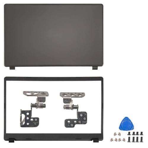TRyYCB LCD-Rückzugsabdeckung und Frontblendeersatz Kompatibel mit kompatible Aspire 3-Modelle A315-42 A315-42G A315-54 A315-54K A315-56-594W 15,6-Zoll-Laptop-Scharniere(Gray ABH Cover) von TRyYCB