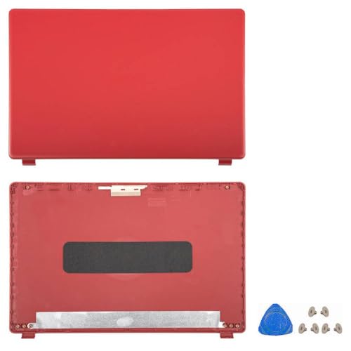 TRyYCB LCD-Rückzugsabdeckung und Frontblendeersatz Kompatibel mit kompatible Aspire 3-Modelle A315-42 A315-42G A315-54 A315-54K A315-56-594W 15,6-Zoll-Laptop-Scharniere(Red A Cover) von TRyYCB