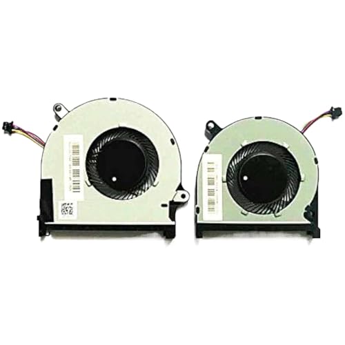 TRyYCB Laptop-CPU- und GPU-Kühllüfterersatz Kompatibel mit 15-7590 7591 P83F-Serie Kompatible Lüfter von TRyYCB