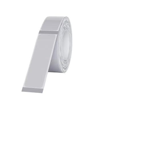 TRyYCB Transparentes Wärmeleitpapier 14x30 mm Kompatibel mit D30 Q30 P15 P11 L11 P12 Kennzeichnungsmaschinen Klebebettkapitalisierung kompatibel(1R-14x30mm-Trans) von TRyYCB