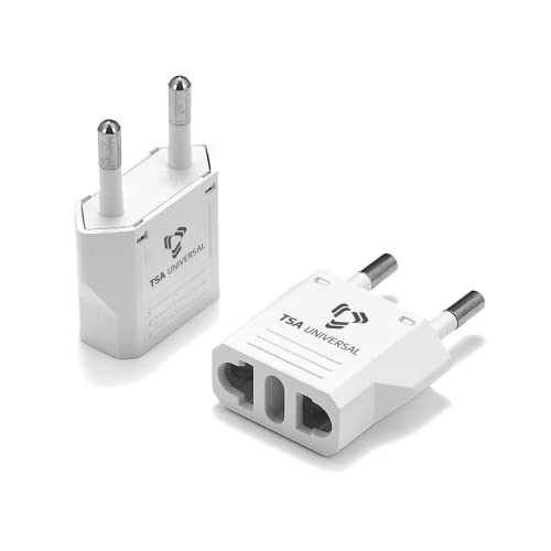 Reiseadapter USA nach Ägypten zum Anschluss von nordamerikanischen Steckdosen an ägyptische Steckdosen für Handys, Tablets, E-Reader und mehr Reiseadapter USA nach Ägypten zum Anschluss von nordamerikanischen Steckdosen an ägyptische Steckdosen für Handys, Tablets, E-Reader und mehr von TSA Universal