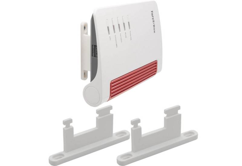 TSB Werk Modem 2x Fritzbox Wandhalterung FRITZ!Box Halter, 7590, 7530, 7510, 5590, 5530, AVM, Router von TSB Werk