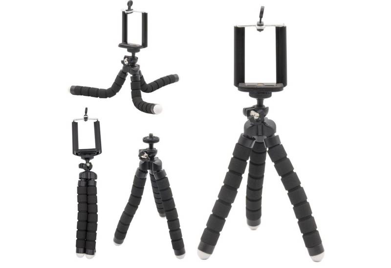 TSB Werk Stativ Smartphone Universal Handy Klemmstativ Handy-Halterung, (Flexibel, Dreibein, Tripod, Halter) von TSB Werk