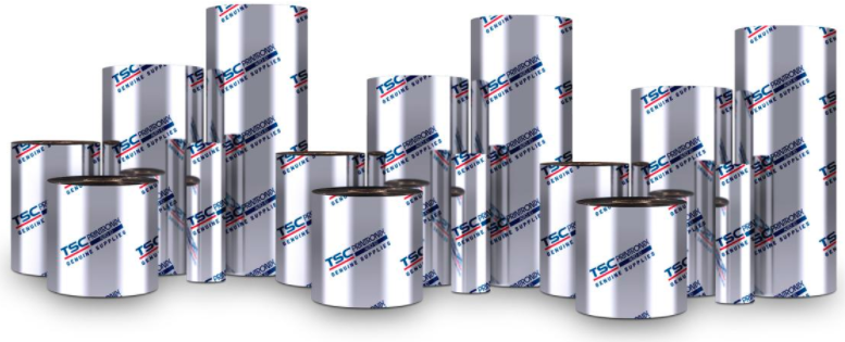 TSC 110mm X 450M 8300-PWX PREMIUM WAX 6ROLLS/CTN Thermoband Schwarz (P159080-001) von TSC