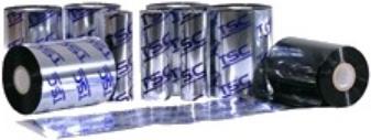 TSC Thermotransferband, Wachs, 110mm, schwarz Thermotransferband, Wachs, Rollenbreite: 110mm, Länge: 110m, Farbe: schwarz - 24 Stück (35-W110110-23CA) von TSC