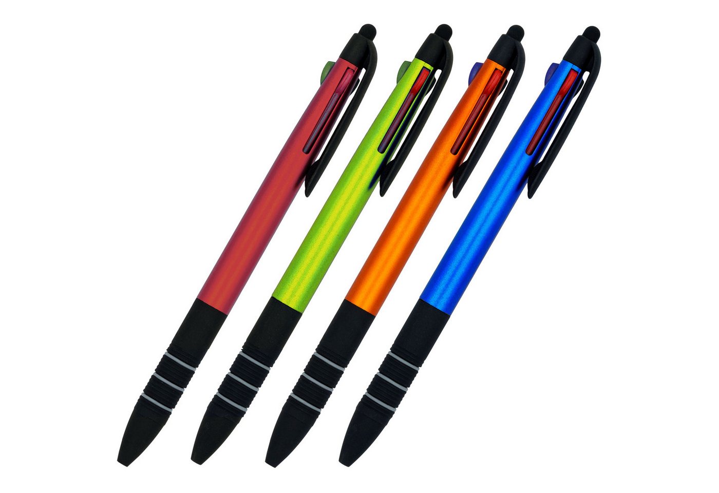 TSI Schreibwaren Eingabestift Touchscreen Pen Kugelschreiber mit 3 Schreibfarben (sortiert) von TSI Schreibwaren