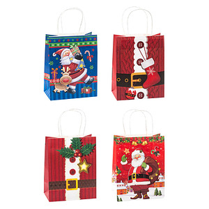 12 TSI Geschenktaschen Weihnachten Serie 3 Motiv sortiert 18,0 x 23,0 cm von TSI