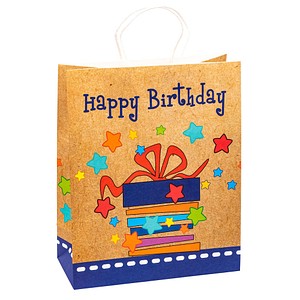 6 TSI Geschenktaschen Geburtstag Serie 4 Motiv 26,0 x 32,0 cm von TSI