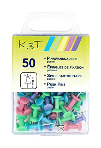 TSI 48357 Pinnwandnadeln, 50-er Packung, Pastell von TSI