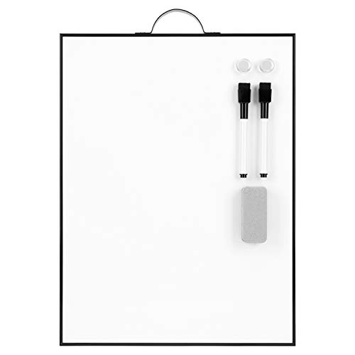 Kleines Whiteboard, trocken abwischbar, 40,6 x 30,5 cm, tragbares Mini-Whiteboard mit Halter, Magnettafel für Kinder, To-Do-Liste, Notizblock für Büro, Zuhause, Küche, Schule Kleines Whiteboard, trocken abwischbar, 40,6 x 30,5 cm, tragbares Mini-Whiteboard mit Halter, Magnettafel für Kinder, To-Do-Liste, Notizblock für Büro, Zuhause, Küche, Schule von TSJ OFFICE