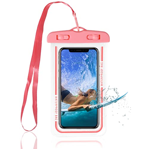 wasserdichte Handyhülle wasserdichte Tasche Beutel Handy Wasserschutzhülle Waterproof Phone Case Unterwasser Hülle Handytasche für Handy für Wassersport, Strand, Schwimmen, Bootfahren von TSLBW