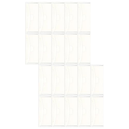 20pcs Clear File Hüllkartenumschlag 4x4inch 7x5inch 5.5x7.5inch 9 5 X 4inch 9 5 X 7 Zoll Wasserfeste Aktenspeicherbeutel von TSMORY