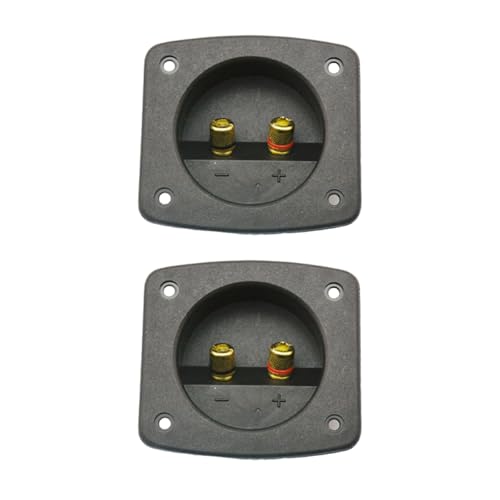 TSMORY 2PCS Lautsprecher Terminals Box Binding Post Cable Connectors Komponenten Für Auto Heimkinozubehör von TSMORY