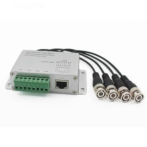 TSMORY 4 Koaxials Video Sender Für Sicherheitskameras Unterstützt CVI Formate von TSMORY