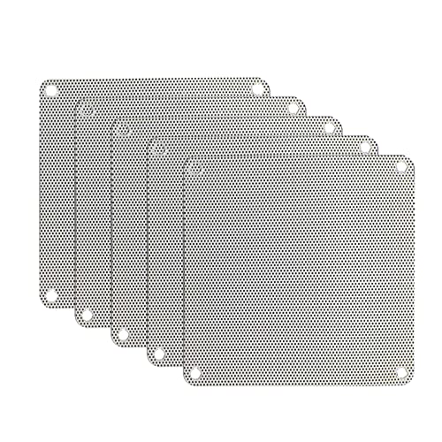 TSMORY 5 x 8 cm 9 cm 12 cm 14 cm Rahmenfilter für Computerkühler Lüfter PC Lüfter Filter Mesh PVC staubdicht von TSMORY